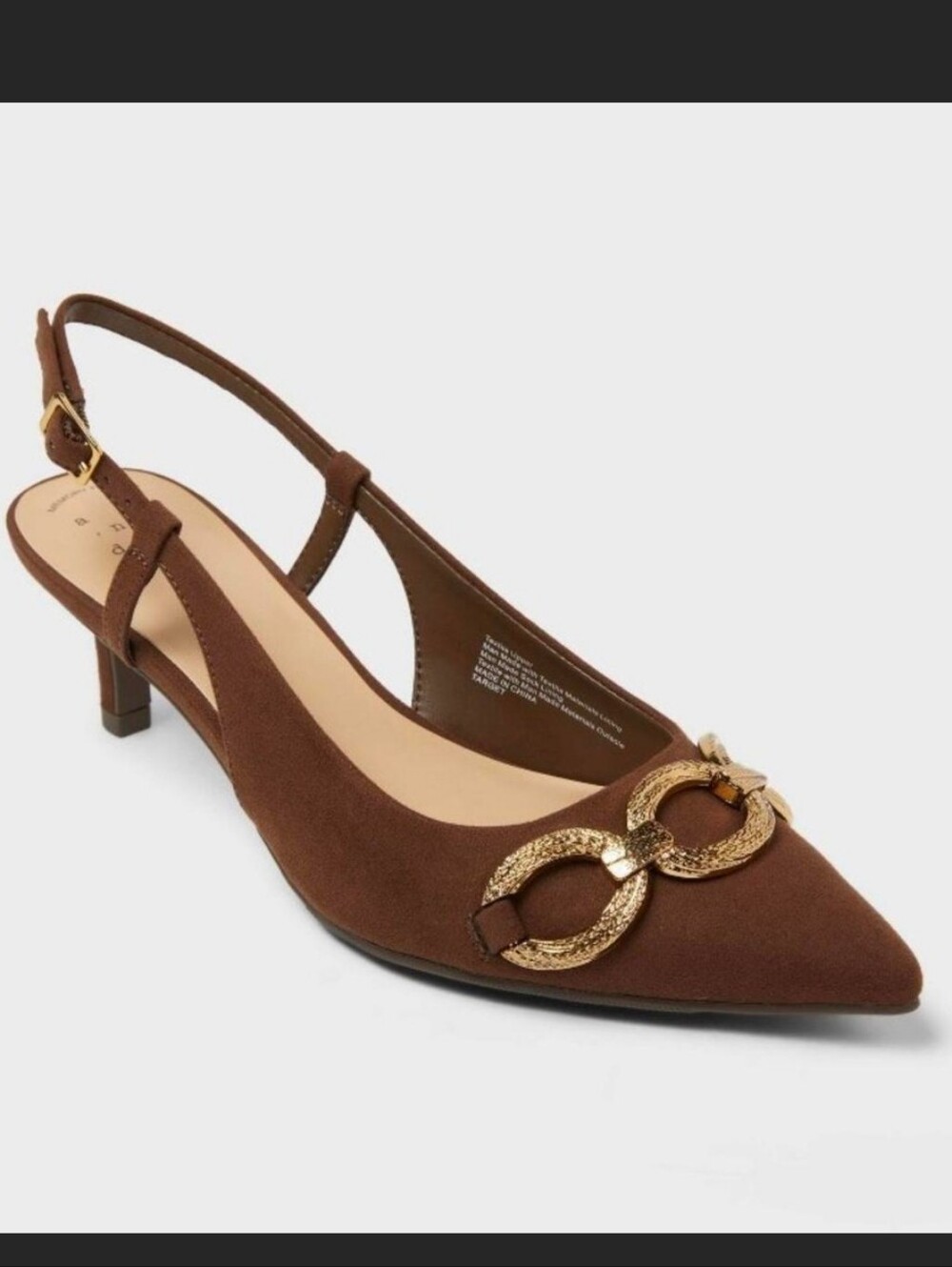 Target a new day Tabitha Brown Kitten Heels Size 8